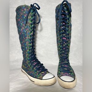 converse all star Chuck Taylor knee high rare and custom women’s sz 8  mens sz 6